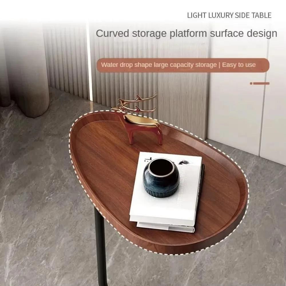 Маленький приставной столик для гостиной, легкий роскошный чайный столик, простые мобильные журнальные столики для дома, столики для проживания в гостинице, прикроватная тумбочка