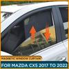 Magnetic Side Window Sunshade Curtain For Mazda CX5 2022 2021 2020 Car Sun Shade Window Visor For CX5 2017 2018 2019