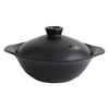 Maebata Stew Pot 52431 Heat-Resistant (Black Glaze)