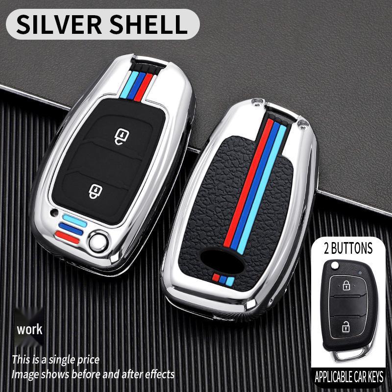 Чехол для ключа Hyundai для ix35, ix25, Mistra, Elantra, Reina, Tucson, сумка для ключа с пряжкой