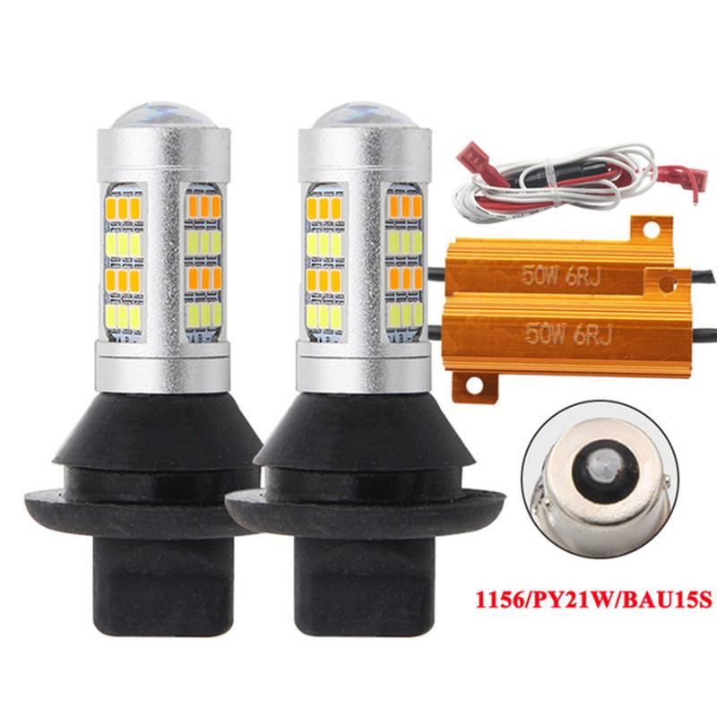 Ba15s BAU15S 1156 P21w Py21w S25 T20 W21W WY21W 7440 Свет Дневного Ходового Огня Поворотник Двухрежимный DRL Белый Ледяной синий Amer