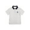 Новые женские поло MLB New York Yankees белые 31TSQM131-50N