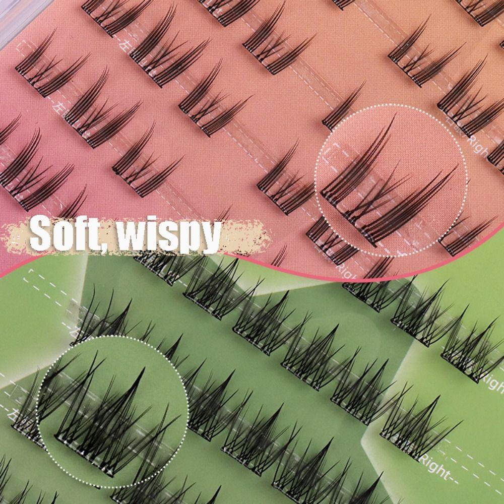 Мягкие пучки для наращивания ресниц, самоклеящиеся ресницы без клея, накладные ресницы, наращивание ресниц