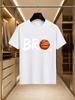 2026 New Arrival 100 Cotton Tshirt Br Brush Letter Replace Basketball Dot Print Crew Neck Unisex Basketball Sports Loose Casual S