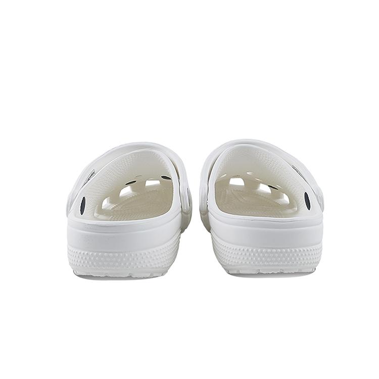 Crocs Классические клоги EVA бант щенок модные милые домашние повседневные школьные стиль дырявые туфли унисекс белые
