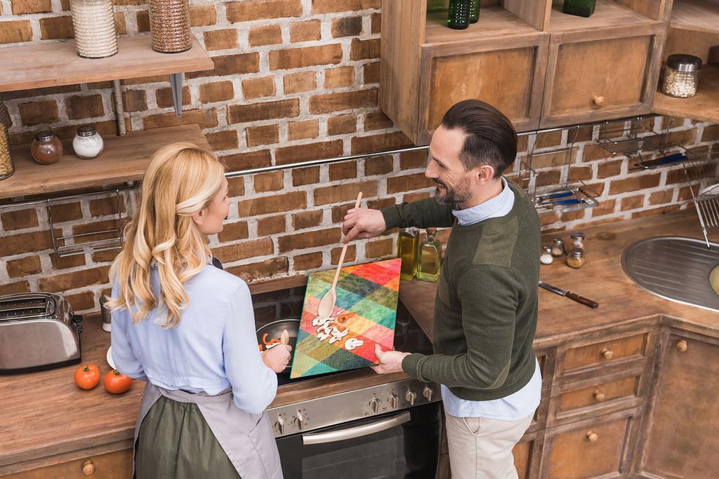 Szklana Płyta Deska Do Krojenia 52X40 Kolory