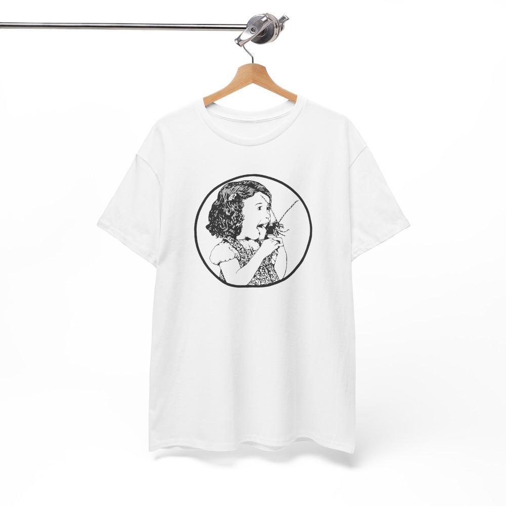 Bug Licker Funny Weird white t-shirt