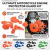 Пластиковая крышка звезды привода и защиты двигателя для мотоцикла Dirt Bike LONCIN KEWS K16 K23 HENGJIAN S6 S7 KAYO