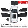 Шторка на люк для Tesla Model 3 Highland 2025, солнцезащитная шторка для боковых окон, сетка-шторка на люк, солнцезащитная сетка на лобовое стекло