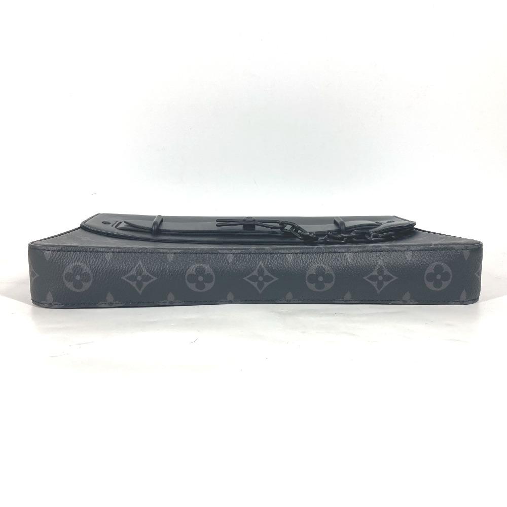 Louis Vuitton M80107 Monogram Eclipse Сумка-клатч Pochette Steamer