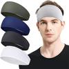 Men Women Sports Headband Sweatband Stretch Elastic Gym Fitness Running Yoga Headwrap Breathable Quick-Dry Absorbent Hair Bands