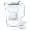 BRITA Water Filter, Pot Style, Blue, 1.26L Filtered Water Capacity, 2.4L Total Capacity, Includes One Maxtra Plus Cartridge [Official Japanese Product