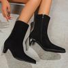 Fashion New Women Stretch Ankle Boots Sexy Pointed Toe Short Botas Shoes Fashion Partys Stiletto High Heel Socks Botas Botas De Mujer