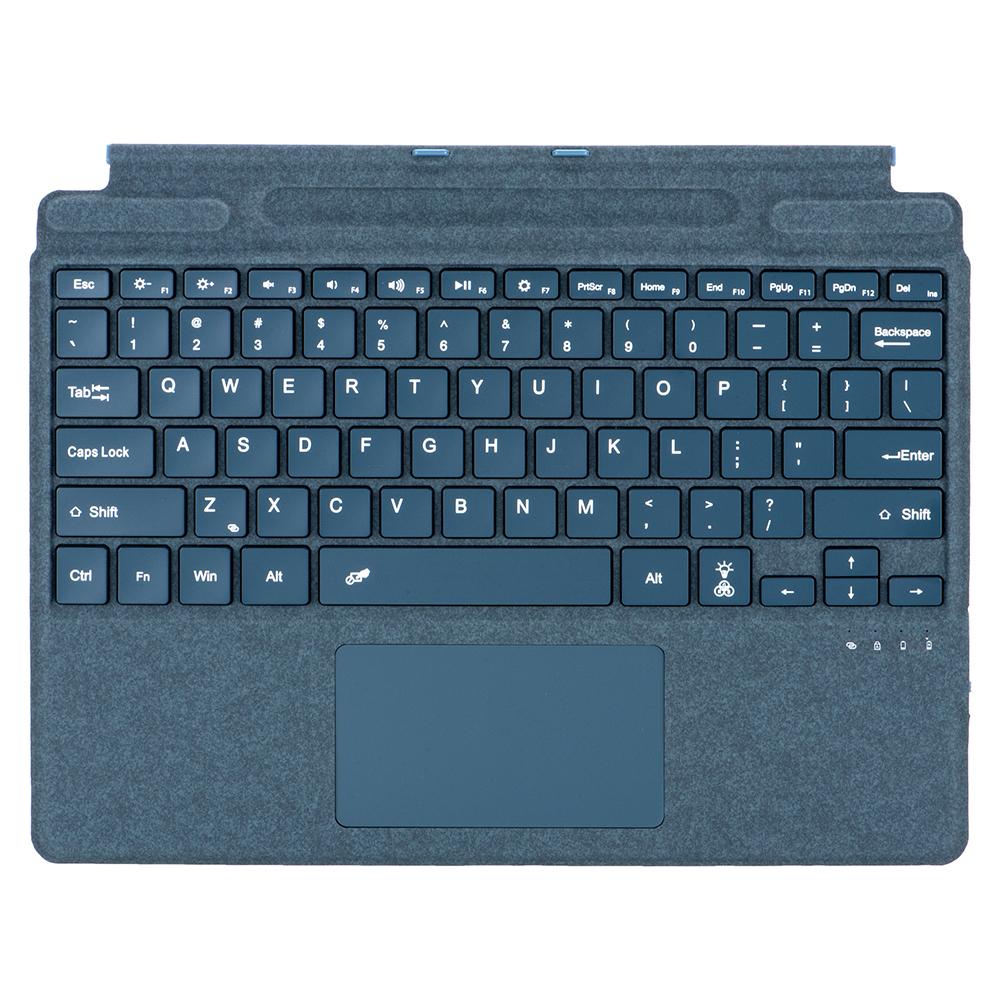 Magnetic Keyboard for Surface Pro 11/10/9/8/X Slim Bluetooth Wireless Keyboard With Touch Pad, Pen Slot, Backlight,Type C Charge