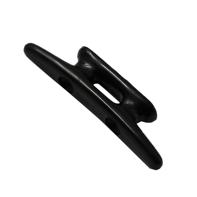 8 Pieces 3' Black Nylon Closed Base Marine Boat & Dock 3 inch Cleat