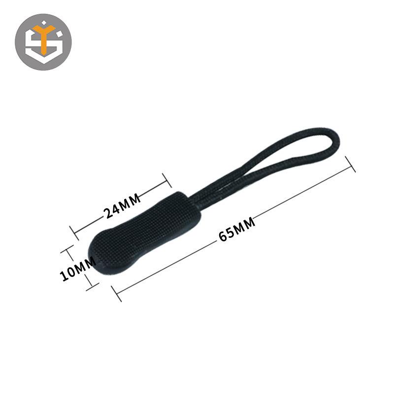 Colored TPU Caterpillar Zipper Pull Cord Accessory
