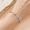 Butterfly Charm Snake Chain Bracelet Stainless Steel Animal Charm Bracelet  Daily Wear