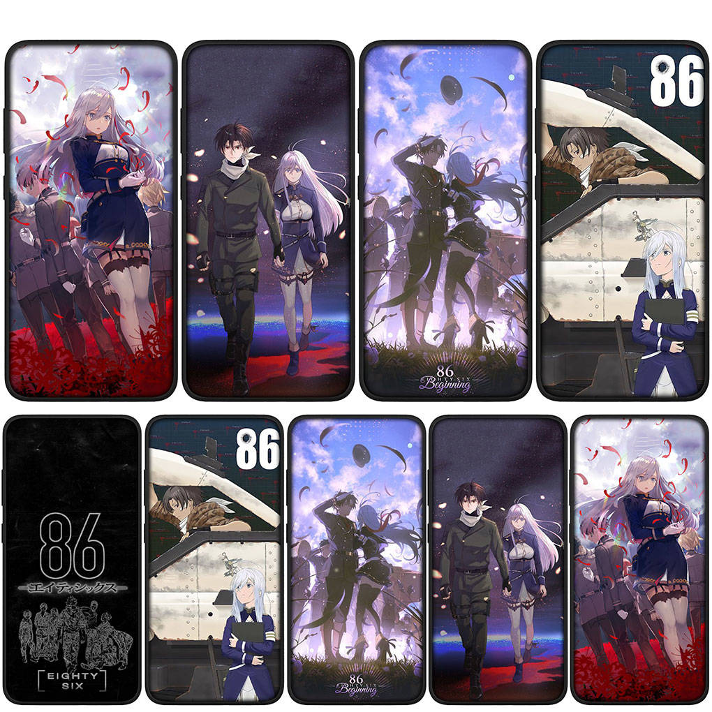 Чехол для iPhone 16 15 Xiaomi Redmi Note 14 13 12 11 Pro Max X 8 9 16e Samsung Galaxy S25 S24 S23 Moto G54 OPPO Huawei 86 Eighty Six аниме-чехол для телефона