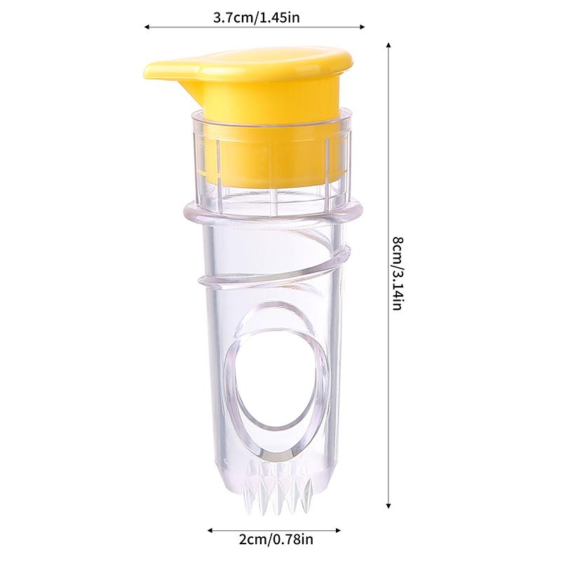 Пластиковая ручная соковыжималка для цитрусовых Мини-соковыжималка для лимона Пресс для апельсинов Легкий экстрактор сока Сохраняющий свежесть Кухонный инвентарь