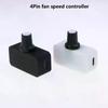 Регулятор скорости вентилятора 12 В PWM, 4-контактный, с USB-кабелем Type C, идеально подходит для регулировки скорости вращения вентиляторов