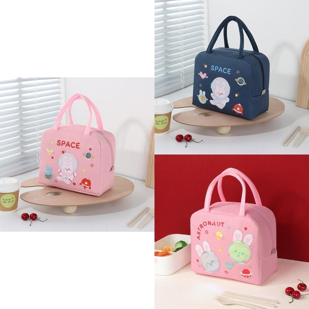 Новая мультяшная сумка для ланча Модная портативная сумка-холодильник Изолированный пакет со льдом Большая вместимость Сумка для бенто