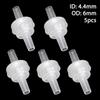 1/5Pcs Pagoda Inline One-Way Valve One Way Non-Return Fluid Stopper New Plastic Check Valve
