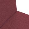 Adjustable Floor Footstool Burgundy Fabric