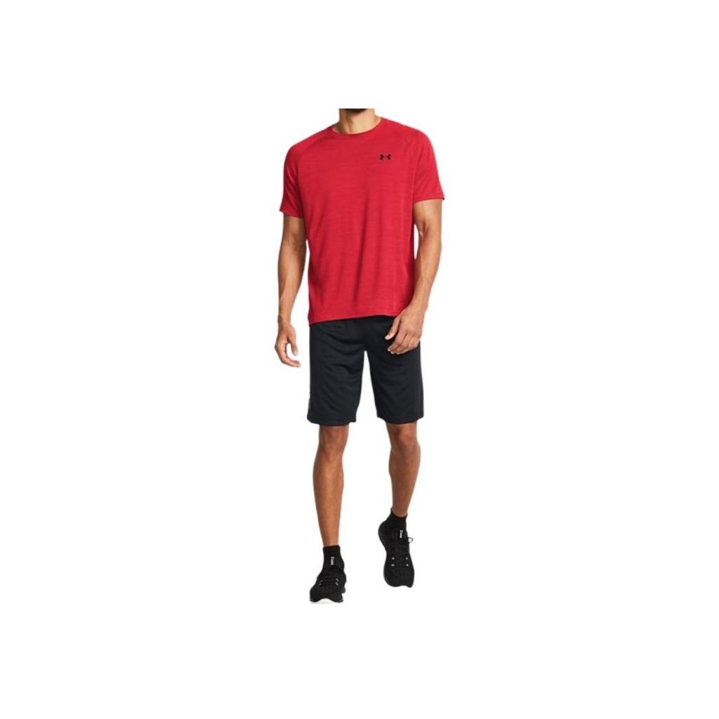 Under Armour Ua Tech™ Letter Lace Mid Waist Loose Casual Shorts Men shorts Black 1383354-001