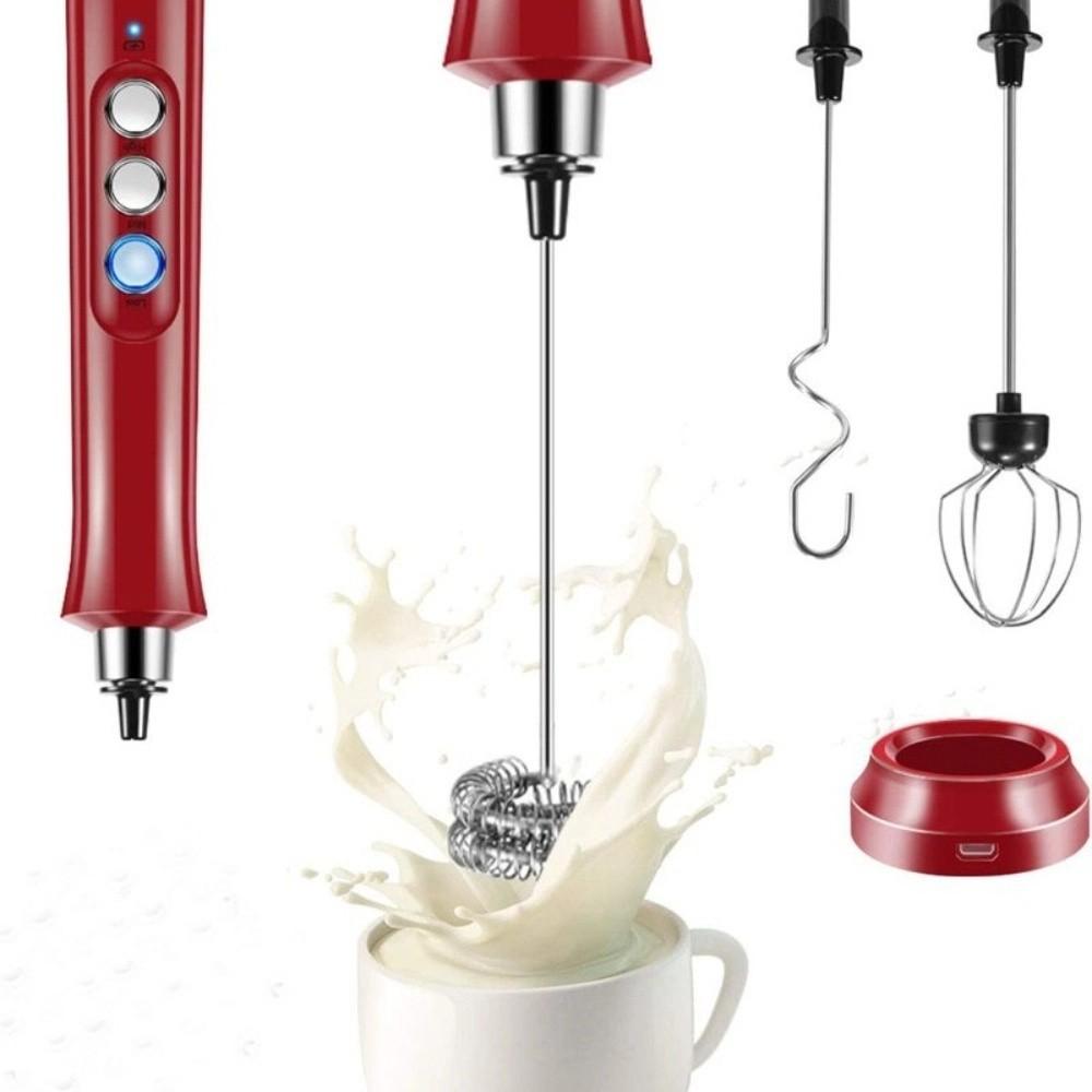 USB rechargeable Electric Milk Frother Quickly Egg Mixer Portable Drink Mixer Drink Shop