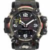 Восстановленные часы Casio G-Shock Mudmaster Аналогово-цифровые Ремешок из полимерной смолы Черный циферблат Солнечные GWG-2000-1A3 200М Мужские часы