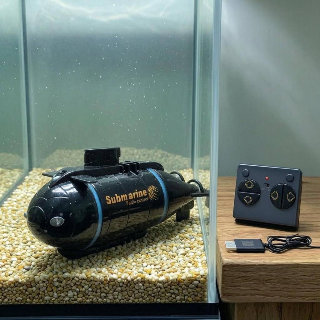 Мини-управляемый подводный аппарат 6-канальная RC-игрушка Восполняемый источник питания