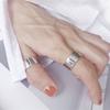 adjustable Simple Gift for Women Smooth Wide Fashion Accessories Thumb Ring Jewelry Finger Ring
