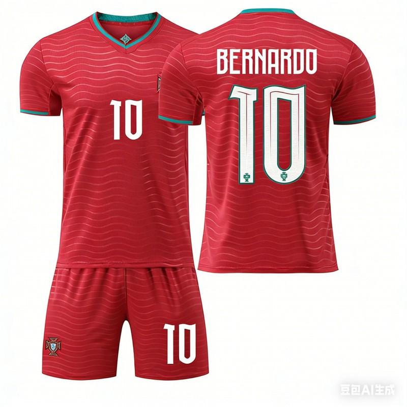 2026 Portugal Home Soccer Jersey CR7 7 Short Sleeve National Team Football Shirt Sports Training Top