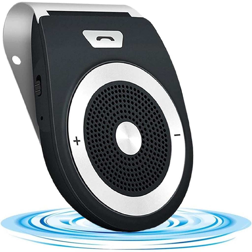 Комплект громкой связи Bluetooth, автомобильный комплект громкой связи, автоматическое включение, поддержка помощника Siri, встроенный микрофон и поддержка GPS, музыка