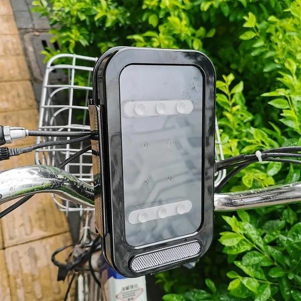 360°Rotation Waterproof Bike Phone Mount Cell Phone Holder for Motorcycle and Bike Handlebars