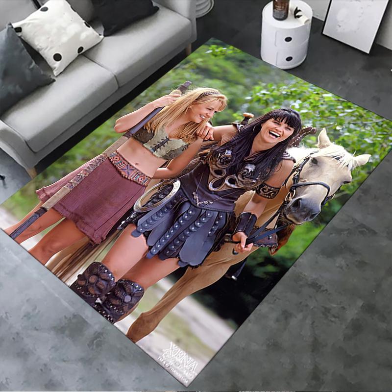 2025 New Xena Warrior Carpet Rug for Living Room Bedroom Home Sofa Decoration,Kids play Non-slip Floor Mat252