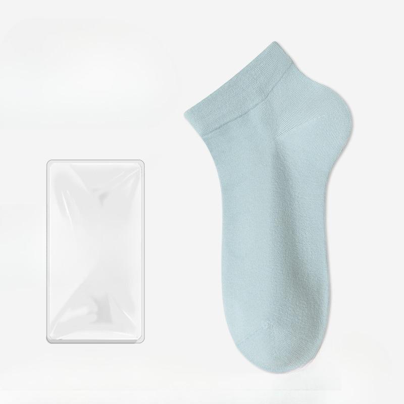 Women's Summer Thin Baita Sweat Absorbing Antibacterial Deodorizing Boneless Moon Seed Tube Cotton Socks