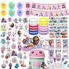 Gabby Dollhouse Birthday Party Favors Gabby Bracelets Stikers Cake Topper Balloons Classroom Rewards Party Pinata Fillers Gifts