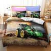 Tractor Bedding Set 3D Printing Farm Tool Cart Home Decoration Pillowcase Quilt Cover Cute Gift To Family and Friends