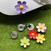 Magnetic Golf Ball Marker with Hat Clip Flower Shape Golf Ball Marker Magnet Cap Clip Set Golf Bag Accessories for Women Men Golfer Gift
