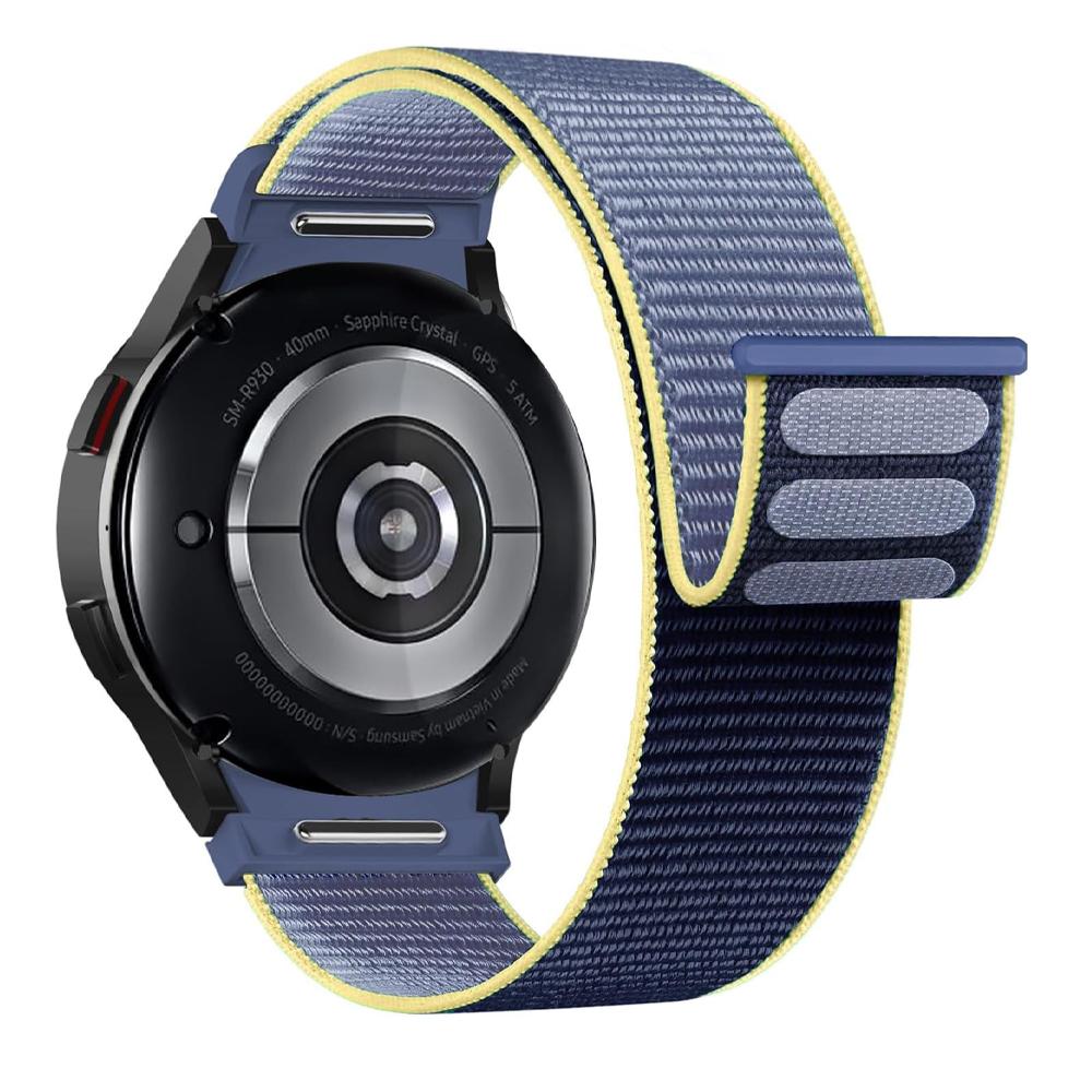 Без зазоров Ремешок Для Samsung Galaxy Watch 7 6 FE 4 Classic 5 pro 44мм 40мм 47мм 45мм Нейлоновый Loop браслет correa Galaxy Watch 7 Ремешок