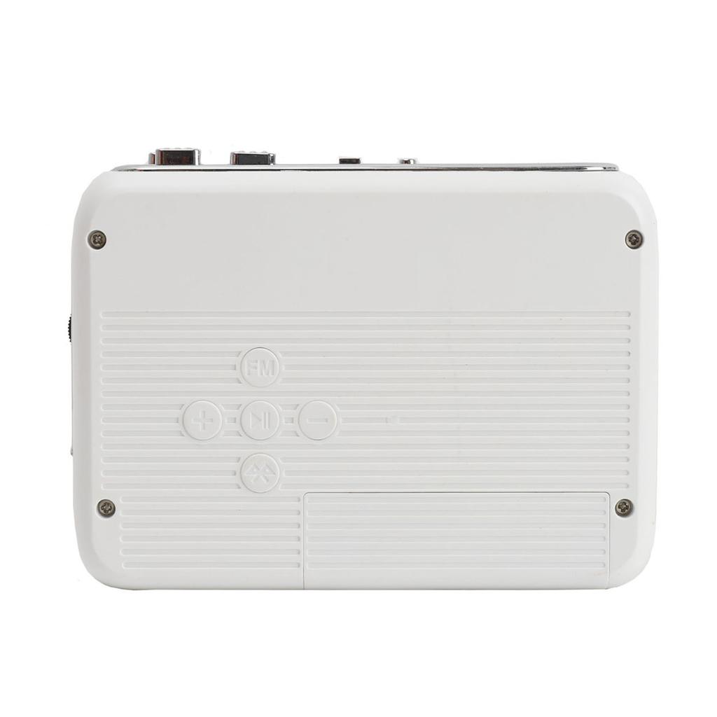 Mini Cassette Player Tape Record FM Radio with 3.5mm Headphone Jack Volume Control