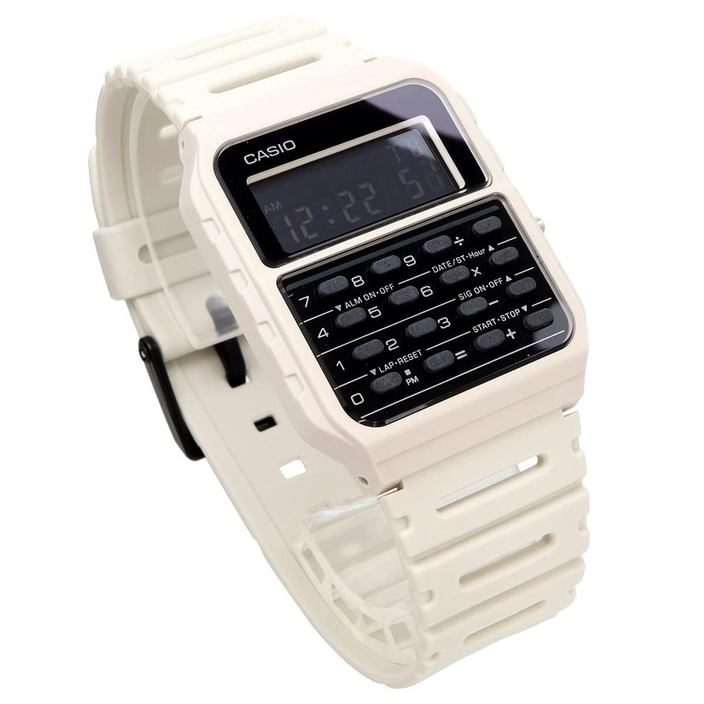 Casio Часы-калькулятор с калькулятором Оригинальная зарубежная модель CA-53WF-8B Функция, Коробка, [Б/У]