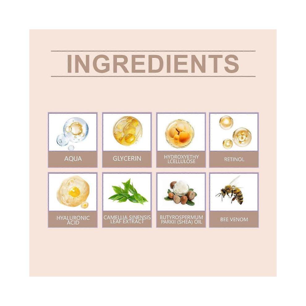 Retinol Bee Venom Face Capsules - Hydrating & Firming Skin Care, 30pcs