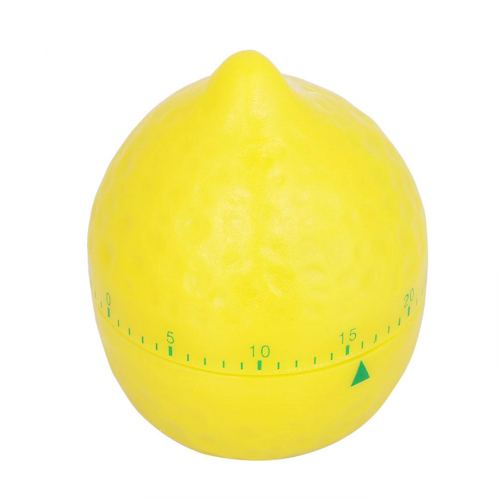 Kitchen Mechanical Timer Manual Lemon Shape Counters for Home Cooking Timing Tool