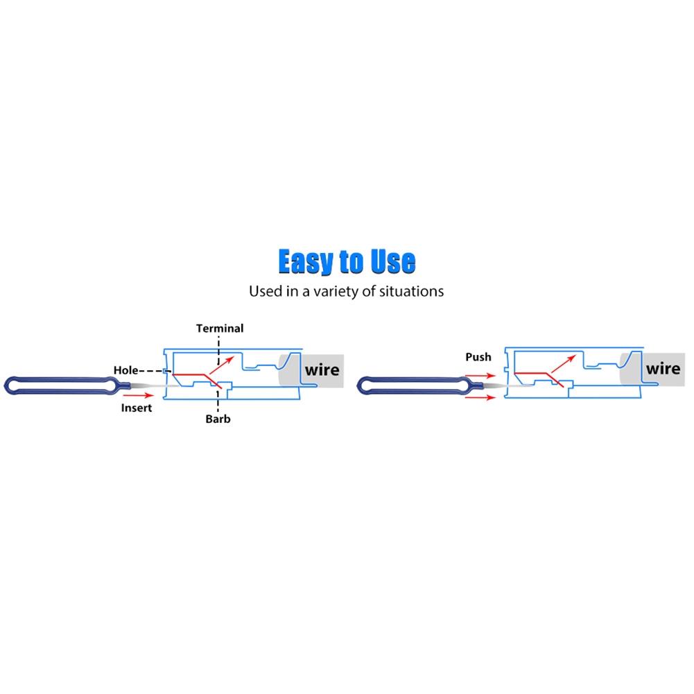 Набор инструментов для снятия клемм из 36 предметов Инструмент для снятия штифтов Снятие штифтов электрического разъема