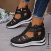 Foreign Trade New Fashion Casual Hollow Platform Heel Shoes Summer Casual Sandals Women's Sandals