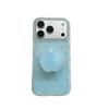 Korean Style Polka Dot iPhone 17 Pro Max Stand Case Compatible with iPhone 16/15 for Women