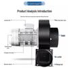 Высокотемпературный промышленный многолопастной центробежный вентилятор DF 220В/380В с низким уровнем шума