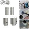 30-68mm Wall Hole Saw with Round Shaft Fast Drilling Hammer Drill Bit Set Concrete Wall Hollow Drill Bit